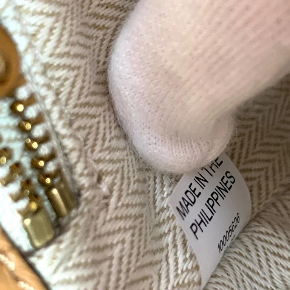 NWT Tory Burch Britten Convertible Crossbody Tiramisu - Picture 11 of 14
